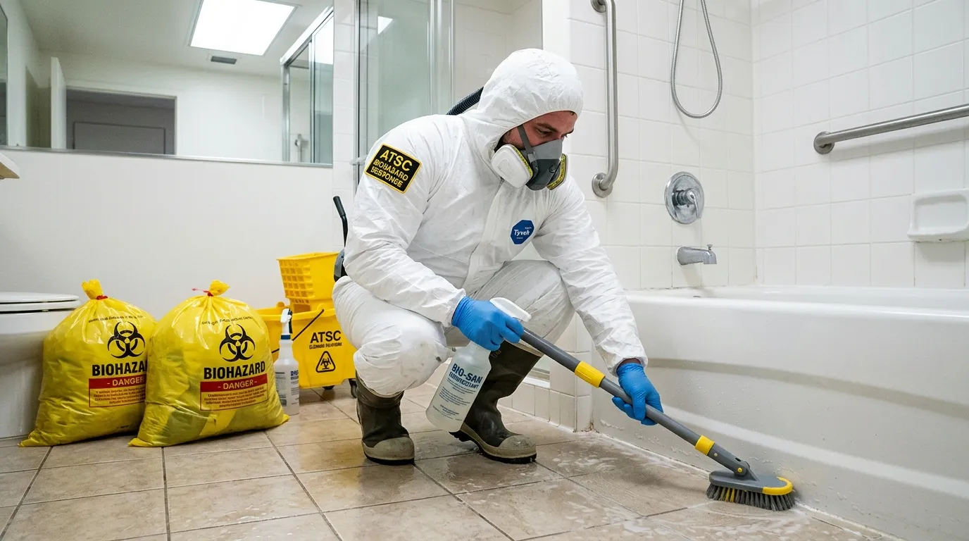 Decontamination equipment deployed for Blood Cleanup in Grand Rapids